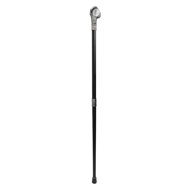 Gothic Walking Cane Sorcerer with Dragon Claw and Glass Ball