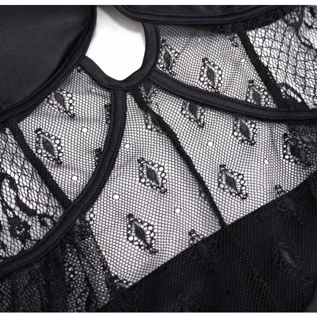 Gothic-Monokini / Badenzug Dark Princess 3XL-4XL