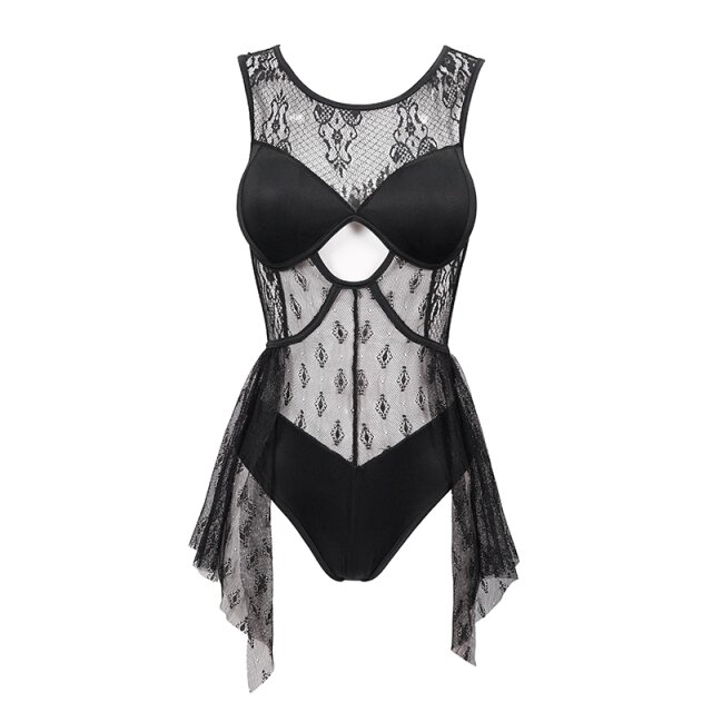 Gothic-Monokini / Badenzug Dark Princess 3XL-4XL