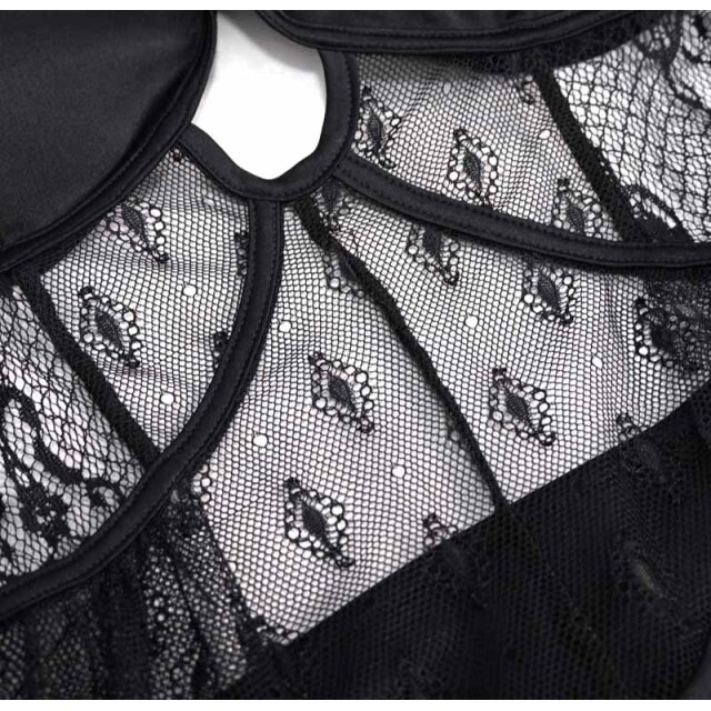 Gothic-Monokini / Badenzug Dark Princess 3XL-4XL