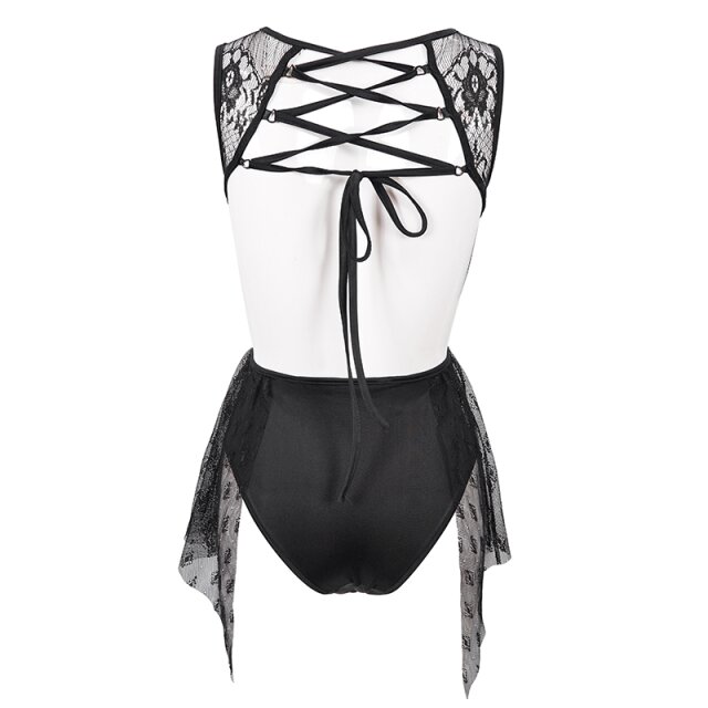 Gothic-Monokini / Badenzug Dark Princess 3XL-4XL