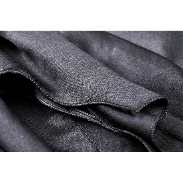 Bolero jacket Paranoia with Faux Leather Collar and Satin Sleeves