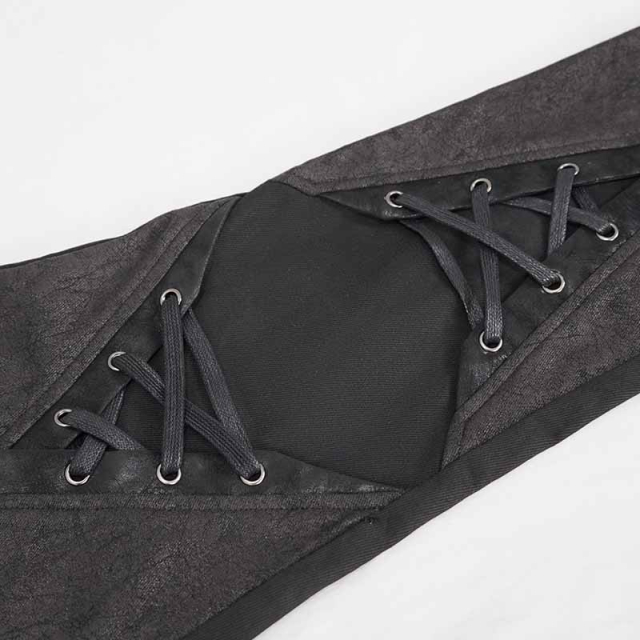 Slim Fit Gothic Stretch Trousers Dementor