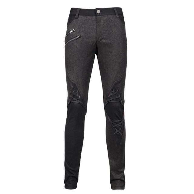 Slim Fit Gothic-Stretchhose Dementor XXL