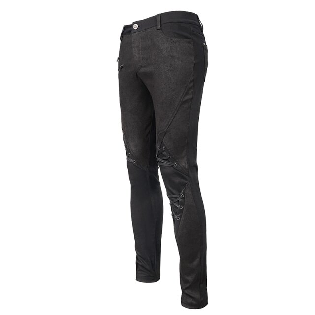 Slim Fit Gothic-Stretchhose Dementor XXL