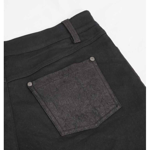 Slim Fit Gothic Stretch Trousers Dementor