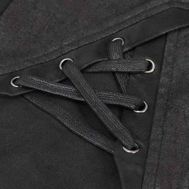Slim Fit Gothic Stretch Trousers Dementor