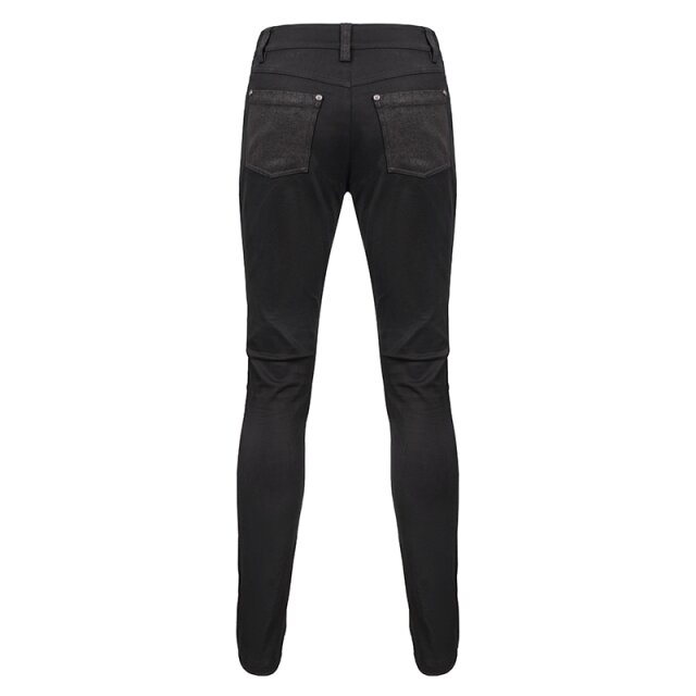 Slim Fit Gothic Stretch Trousers Dementor