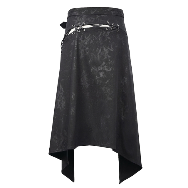 Black Denim half-skirt Buccaneer