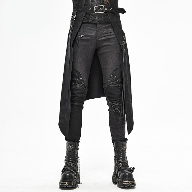Black Denim half-skirt Buccaneer