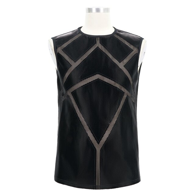 Devil Fashion Cyber-Goth Mesh-Tank Top Neo XXL