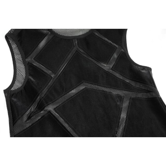 Devil Fashion Cyber-Goth Mesh-Tank Top Neo 3XL