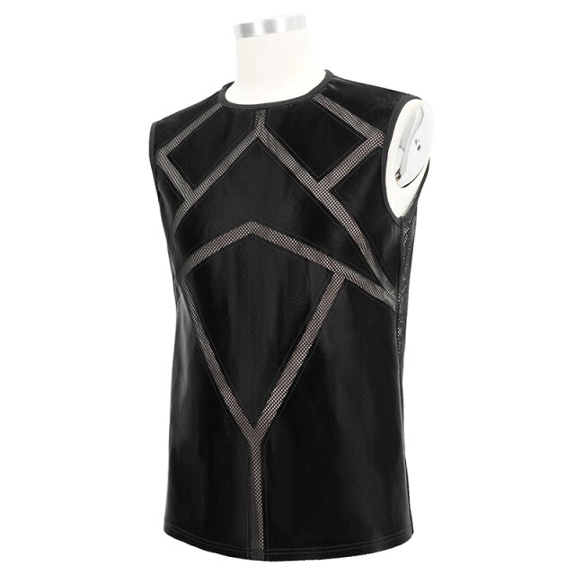 Devil Fashion Cyber-Goth Mesh-Tank Top Neo 3XL