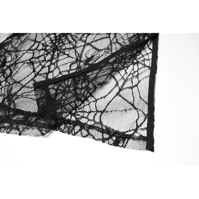 Punk Rave Over-sized Spiderweb Jacket Arachnarok