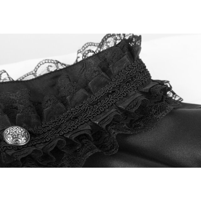 Gothic Rüschenhemd Comte Noir - Größe: XL