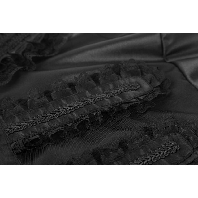 Gothic Rüschenhemd Comte Noir - Größe: XL