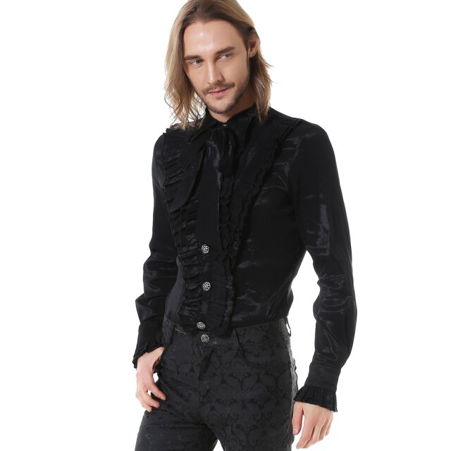 Gothic ruched shirt Moonlight