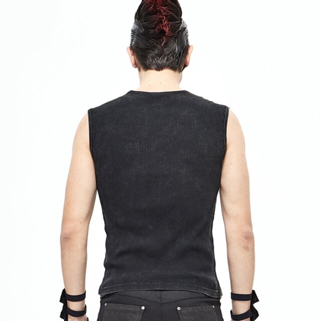 Endzeit LARP-Tank Top Fearless in schwarz oder schlamm schwarz L-XL