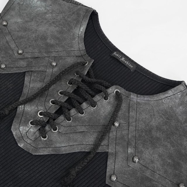 Endzeit LARP-Tank Top Fearless in schwarz oder schlamm schwarz L-XL