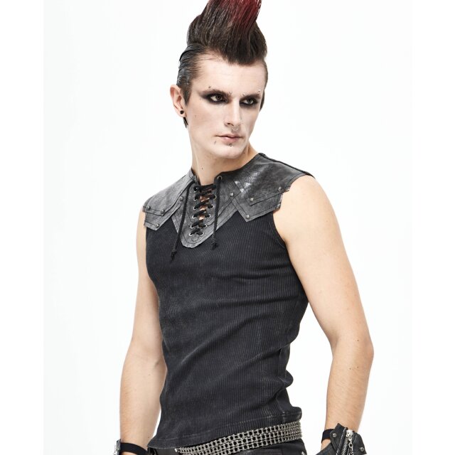 Endzeit LARP-Tank Top Fearless in schwarz oder schlamm schwarz L-XL