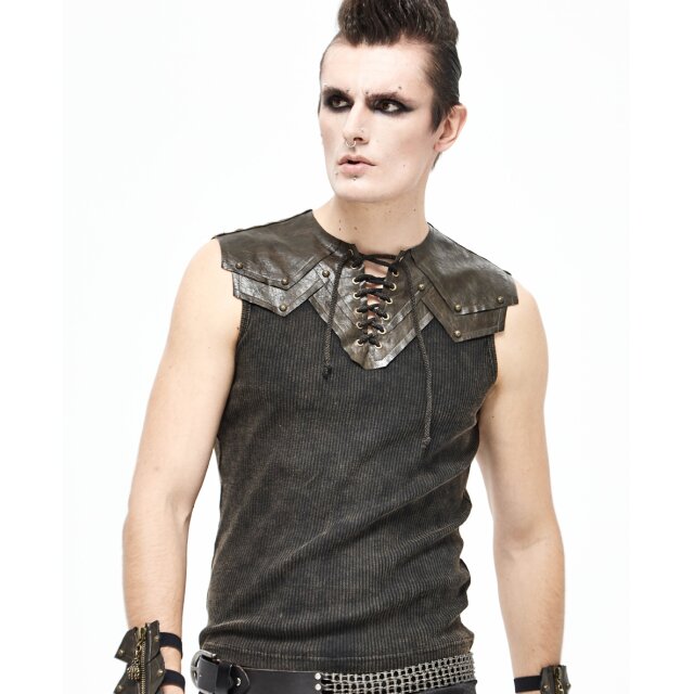 End Time LARP Tank Top Fearless in black or brown brown XXL-3XL