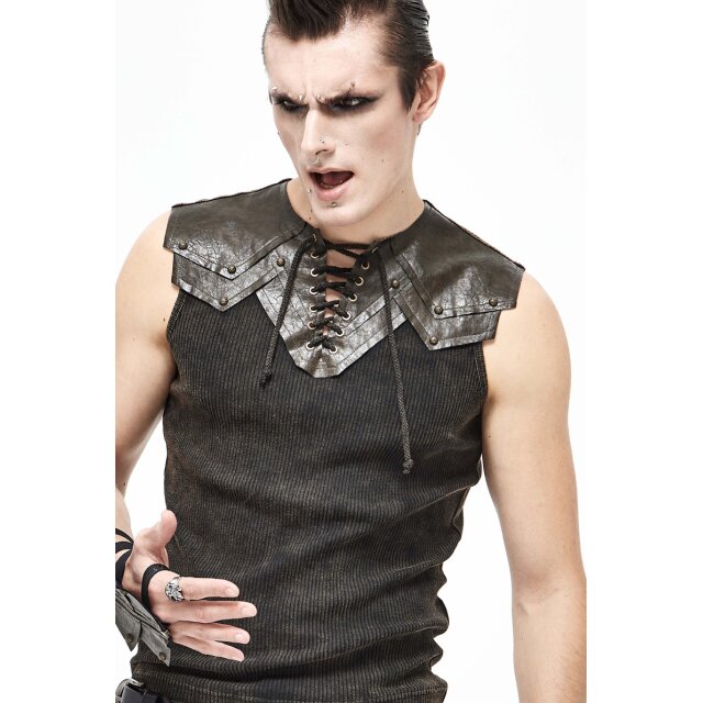 End Time LARP Tank Top Fearless in black or brown brown XXL-3XL