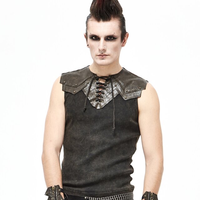 End Time LARP Tank Top Fearless in black or brown brown 4XL-5XL
