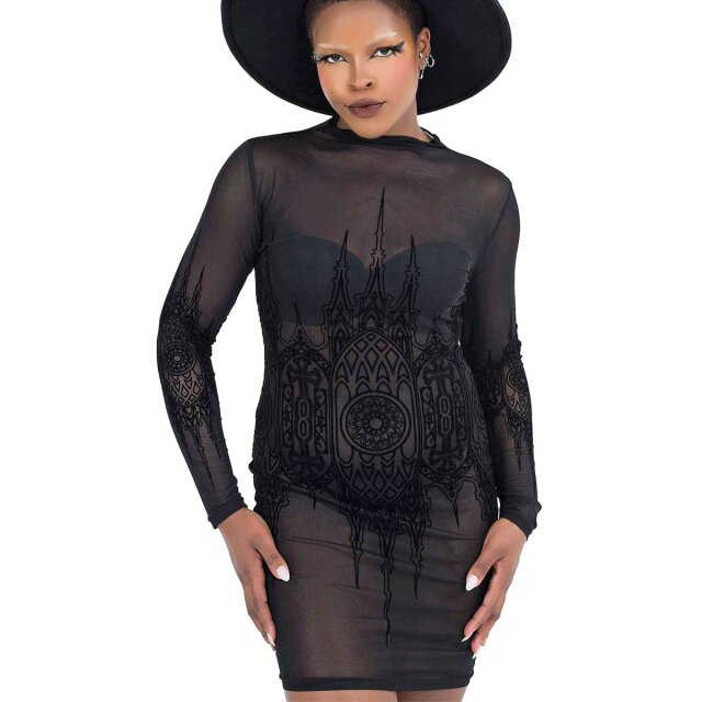 KILLSTAR Unholy Matrimony Mesh Kleid XL
