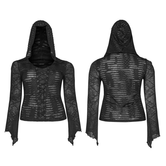 PUNK RAVE rag shirt Fate with hood