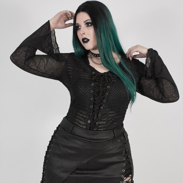 PUNK RAVE rag shirt Fate with hood