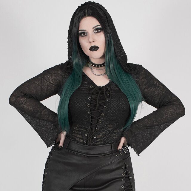 PUNK RAVE rag shirt Fate with hood