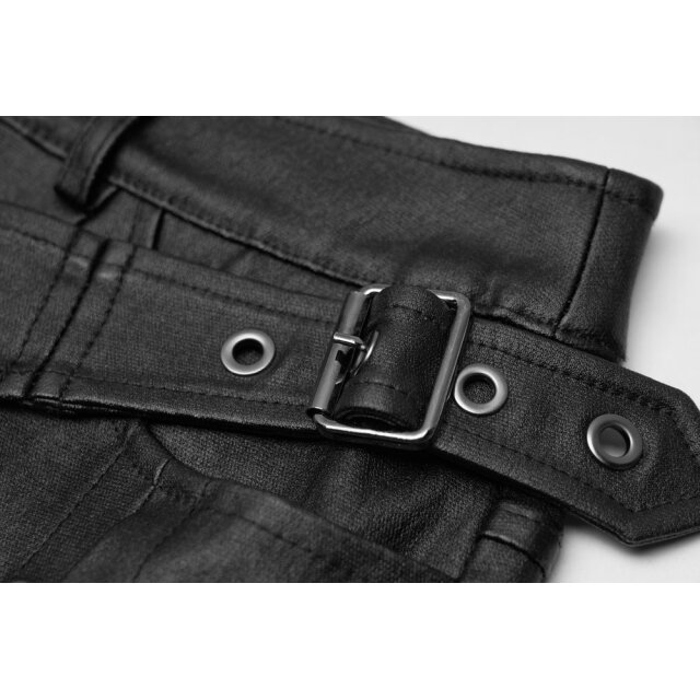 PUNK RAVE Minirock Paranoid in Leder-Optik 50 (3XL)