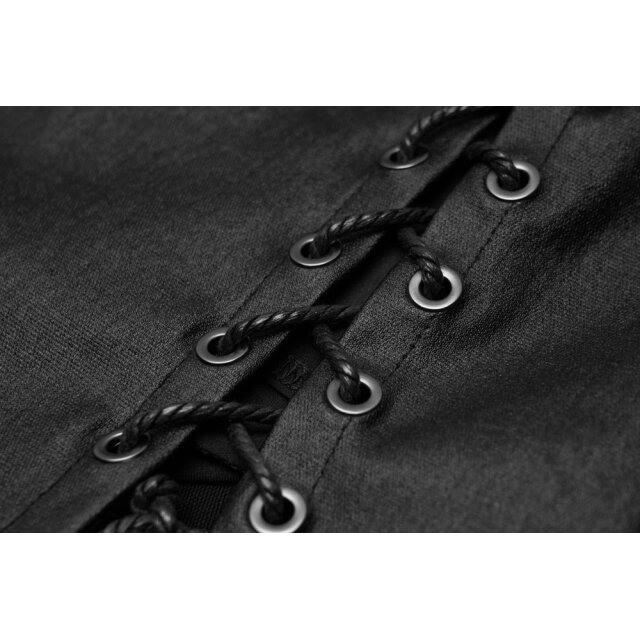 PUNK RAVE Minirock Paranoid in Leder-Optik 50 (3XL)