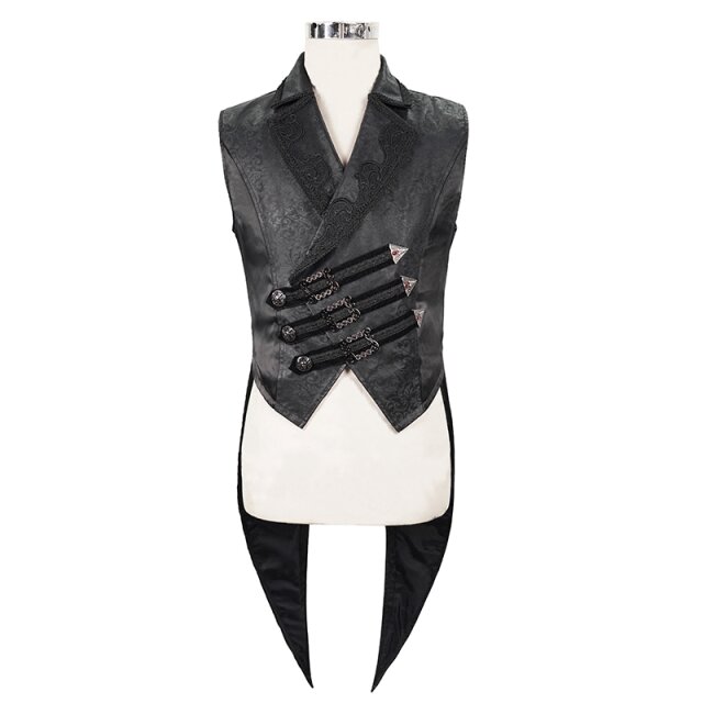 Waistcoat Dance Macabre with Tails Gents