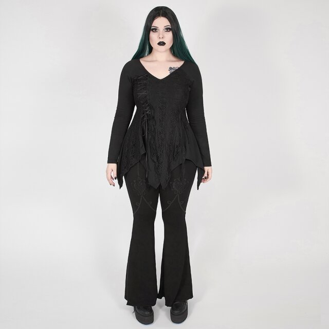 PUNK RAVE Bell-bottoms Moondance with lace and trim