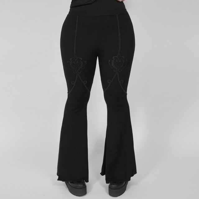 PUNK RAVE Bell-bottoms Moondance with lace and trim