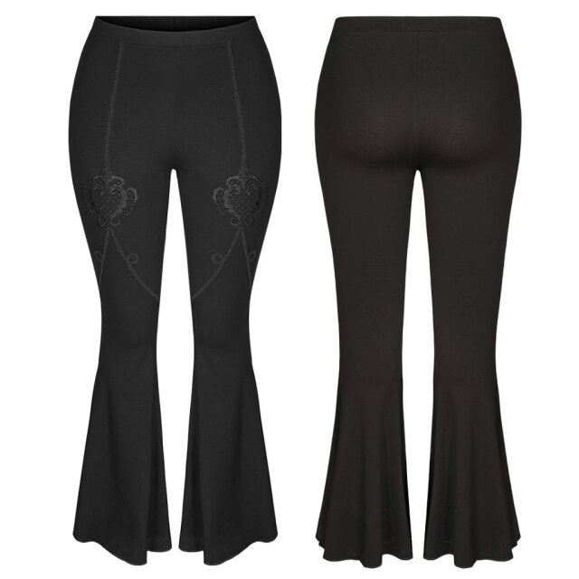 PUNK RAVE Bell-bottoms Moondance with lace and trim