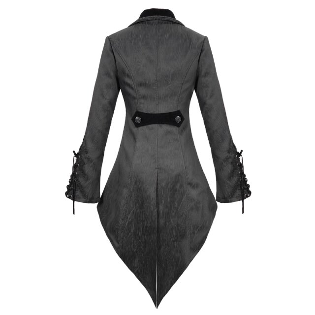 Ladies Black Frock Coat Constanze