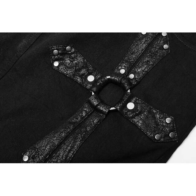 PUNK RAVE Trousers Nigrum Anima with Cross