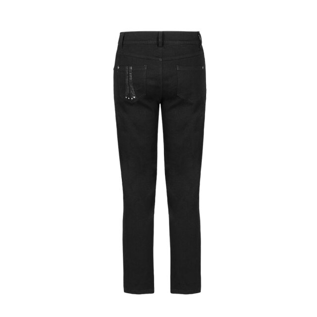 PUNK RAVE Hose Nigrum Anima mit Kreuz 5XL