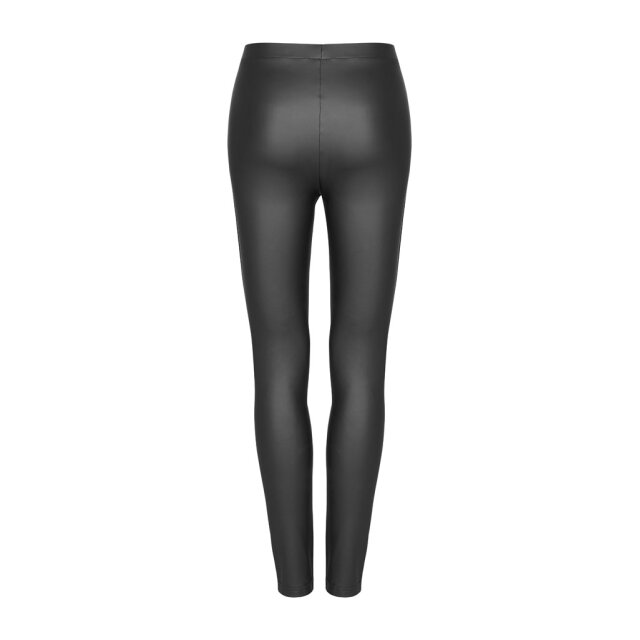 Wetlook Leggings Bloodbath mit rot-/schwarzem Mesh-Einsatz XS