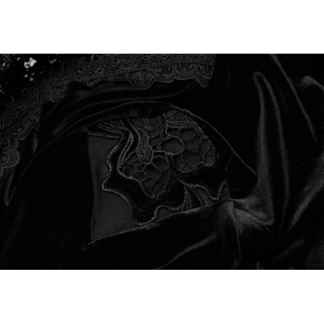 PUNK RAVE Samt-Minikleid Banshee M-L