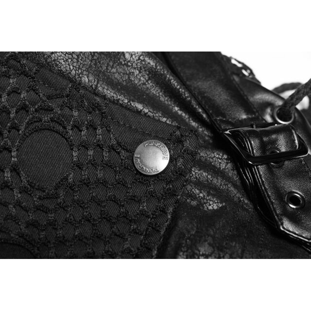 PUNK RAVE Gothic-Gehrock Witch Hunter in schwarz L