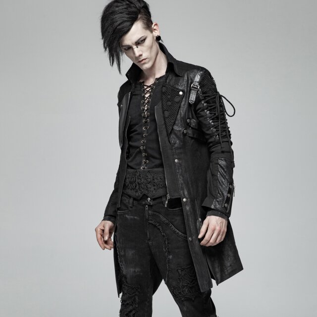 PUNK RAVE Gothic-Gehrock Witch Hunter in schwarz L