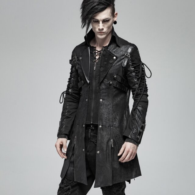 PUNK RAVE Gothic-Gehrock Witch Hunter in schwarz L