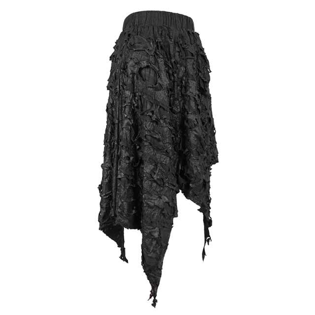Tattered Skirt Creepy Nightshade with Fringes