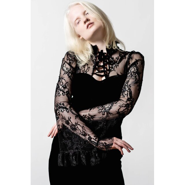 KILLSTAR Poison Fang Langarm Top (schwarz) XL