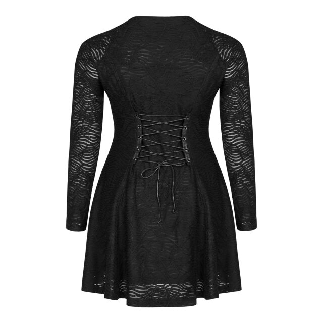 PUNK RAVE Mini Dress Dust in Destroyed Optics