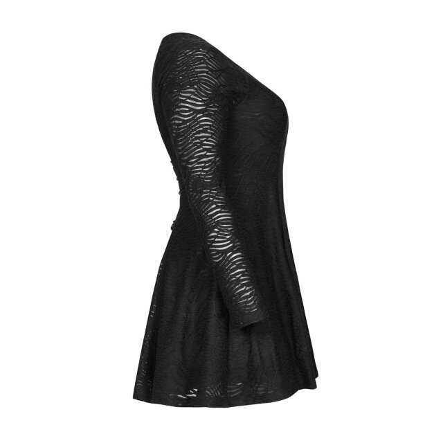 PUNK RAVE Mini Dress Dust in Destroyed Optics