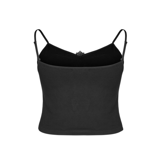 Punk Rave Plus Size Strapshirt with Lace